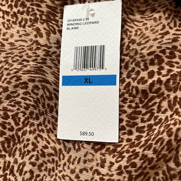 NEW JESSICA SIMPSON - Long Sleeve Kimono in Leopard Print - Picture 3 of 3